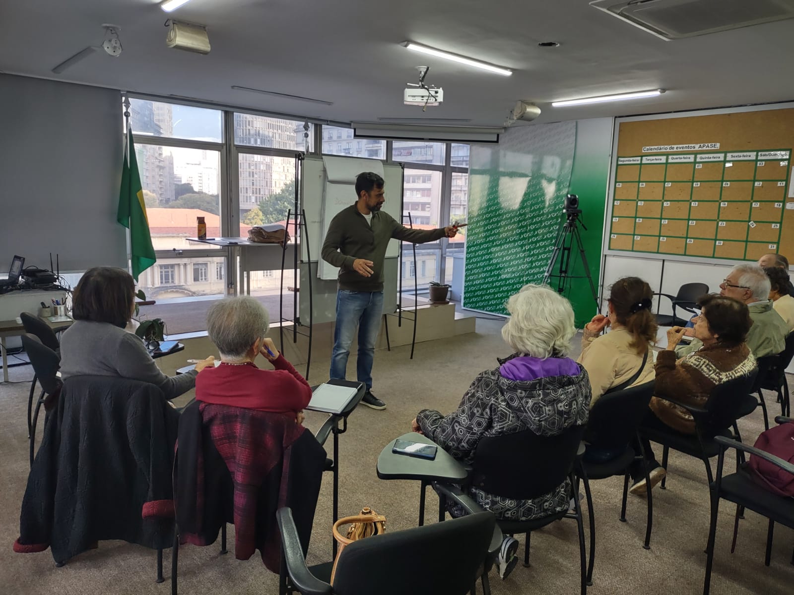 Foto das aulas presenciais