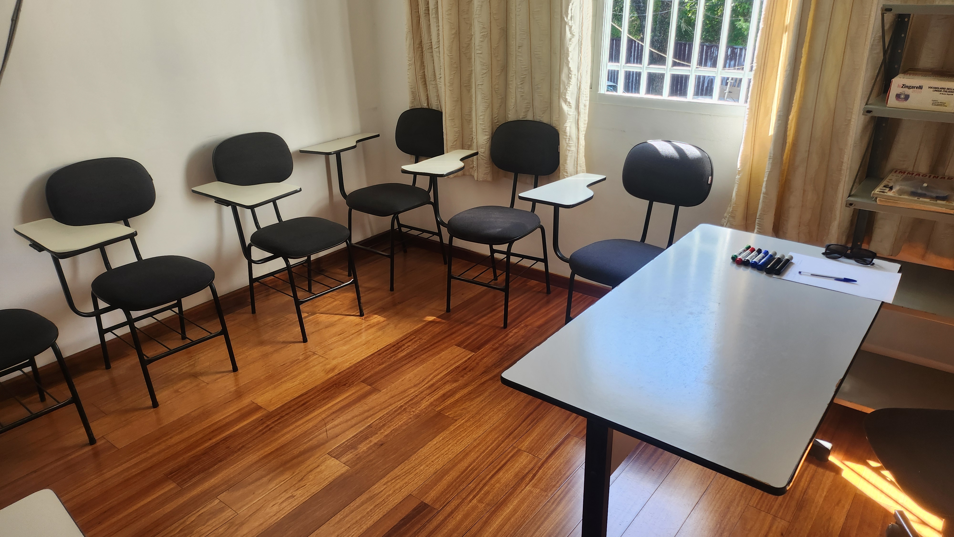 Foto das aulas presenciais