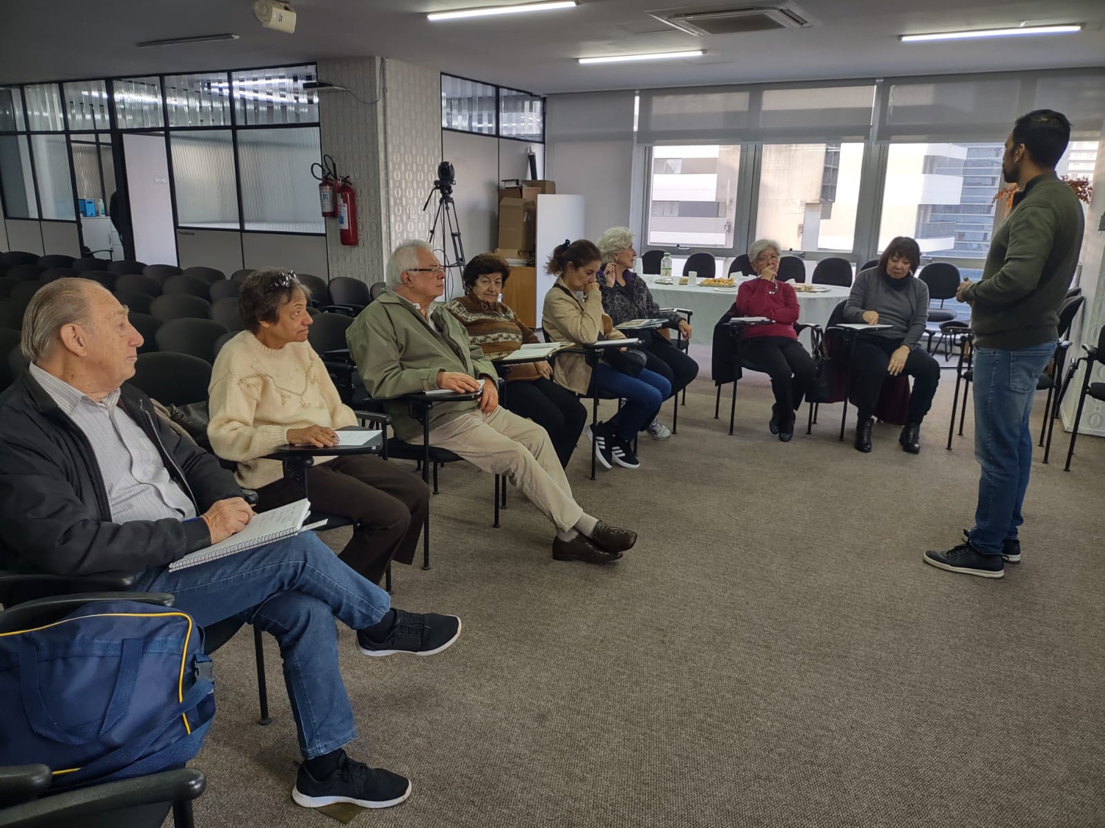 Foto das aulas presenciais