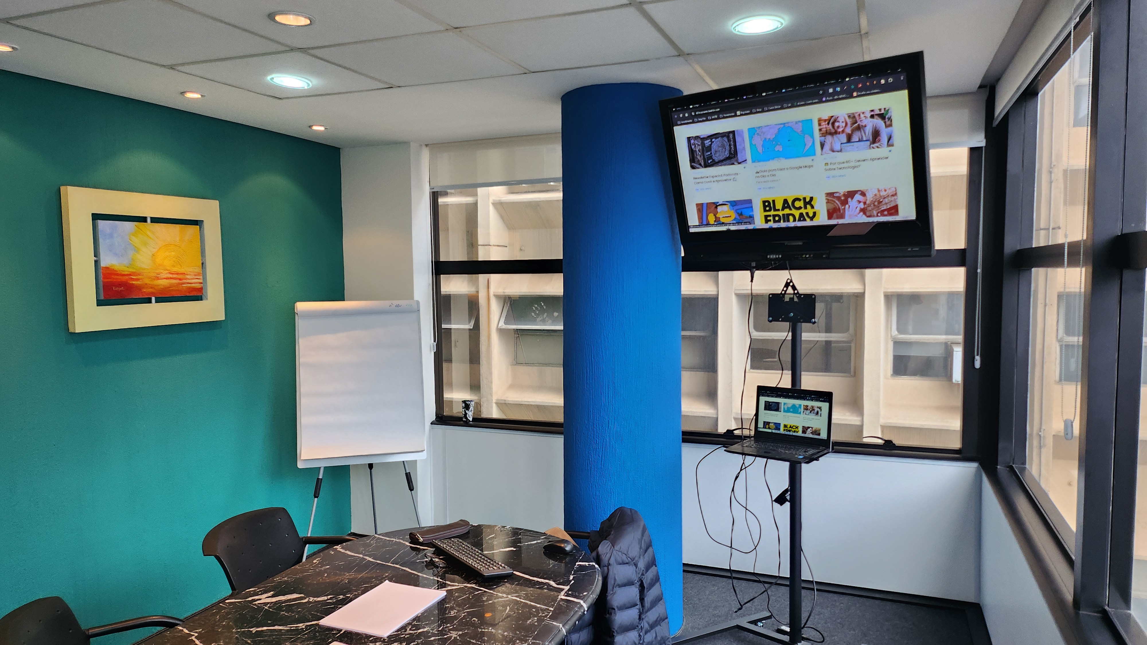 Foto das aulas presenciais