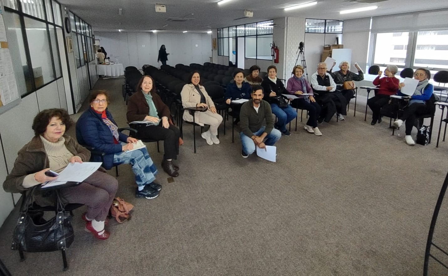 Foto das aulas presenciais